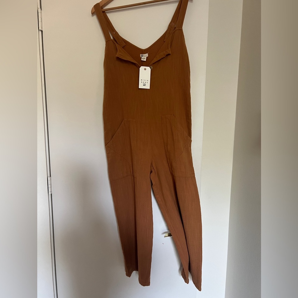 Burnt orange jumpsuit